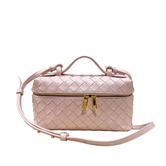 Bottega Veneta Bang Bang Intrecciato Leather Vanity Case with Detachable Strap