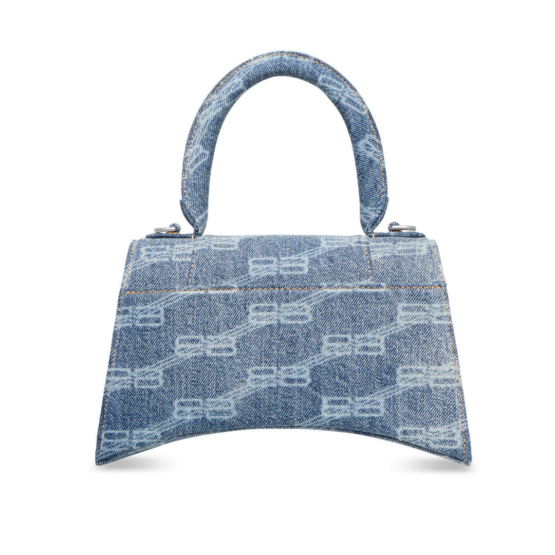 Balenciaga Hourglass Handbag in BB Monogram Denim