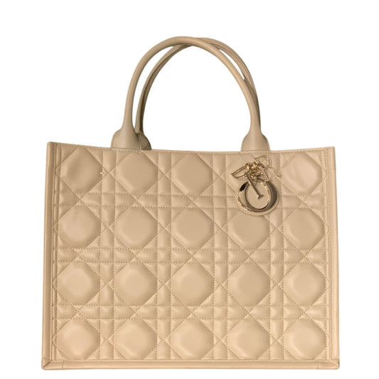 Dior Book Tote in Macrocannage Calfskin Leather