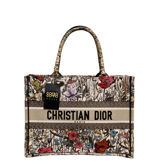 Dior Book Tote with Embroidered Dior Mille Fleurs Motif | Limited Edition