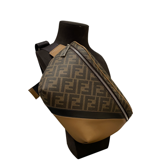 Fendi Marsupio Diagonal Belt Bag in FF Motif Leather