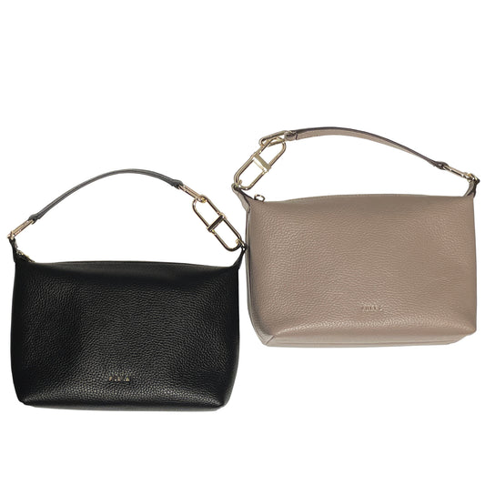 Furla Mialuna Crossbody Four-Way Bag in Grained Calfskin Leather