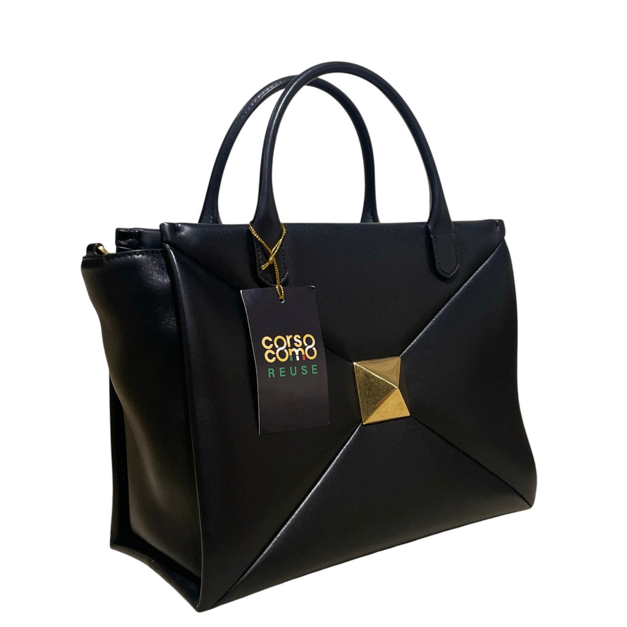 Valentino Garavani One Stud Top Handle Bag in Lambskin Nappa Leather