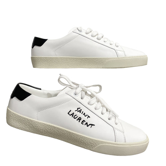 Saint Laurent Court Classic SL/06 Women's Leather Sneakers