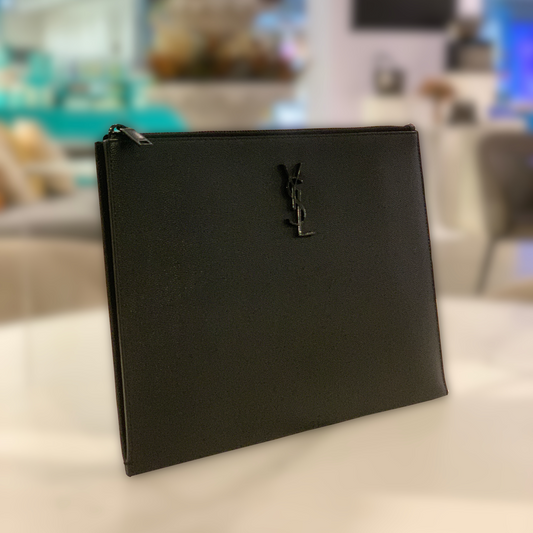 YSL Monogram Cassandre Zip Tablet Holder