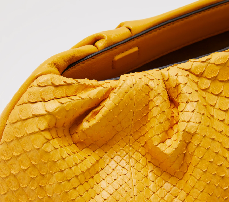 Biagini Pillow Niche Clutch Handbag in Python