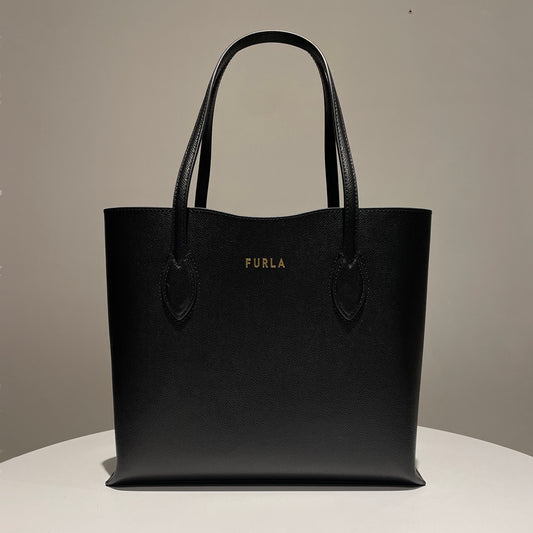 Furla Era Tote Shopping Bag in Calfskin Leather