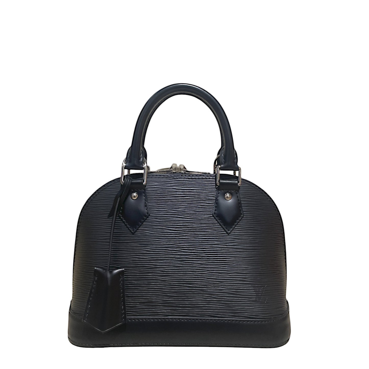 Louis Vuitton Alma BB Handbag in Epi Leather with Jacquard Strap