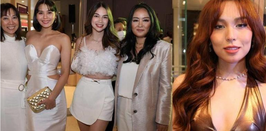 Kapuso stars and personalities grace the opening of a luxury store in Makati