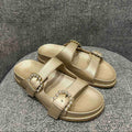 STUART WEITZMAN SANDAL WITH METALLIC PEBBLE - Size 37