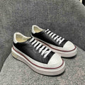 BALLY LEATHER SNEAKERS PLATFORM - Size 7.5