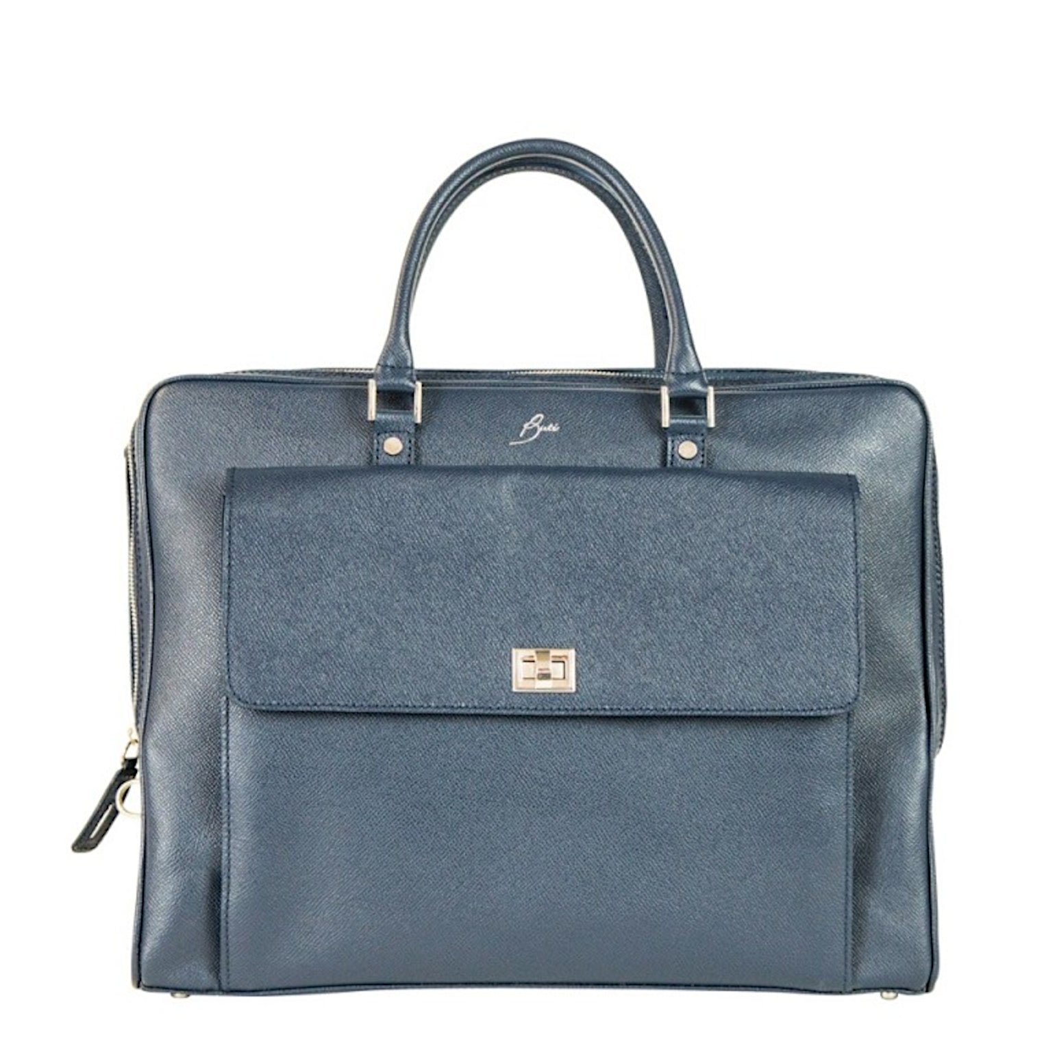 Buti Pelletterie - Men's Briefcase in Calfskin Palmellato Leather