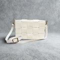 ARTISAN ITALIAN LEATHER BOTTEGA INSPIRED FLAP SHOULDER BAG