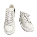 Alexander McQueen Women's Oversized Sneaker in Calf Leather and Suede
