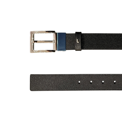 Bally Tonni 35 Bovine Split Leather Men's Belt - Reversible and Adjustable