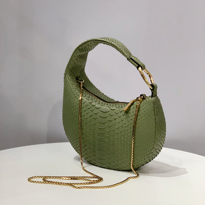 Biagini Balloon Mini Niche Handbag in Python