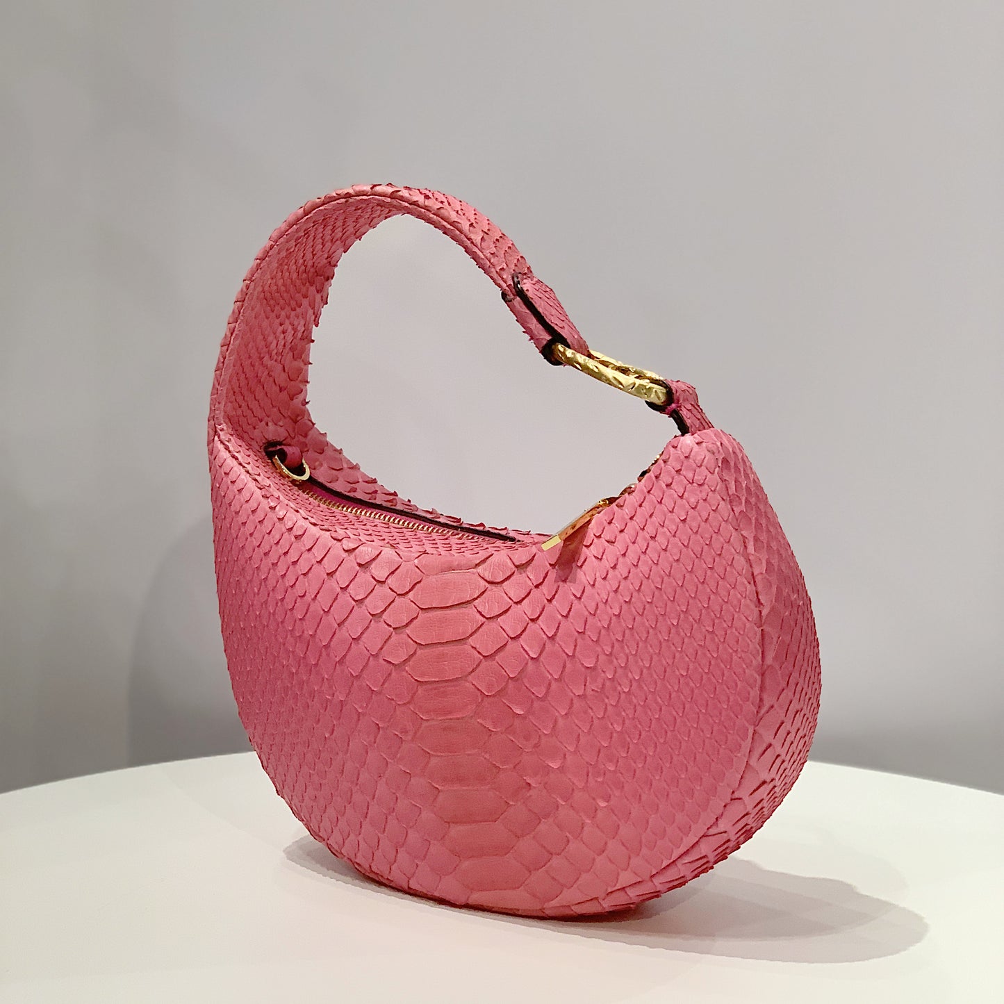 Biagini Balloon Mini Niche Handbag in Python