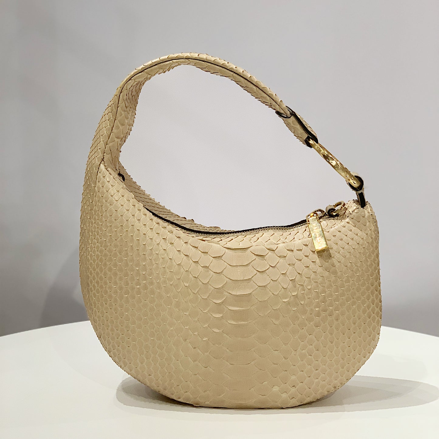 Biagini Balloon Mini Niche Handbag in Python