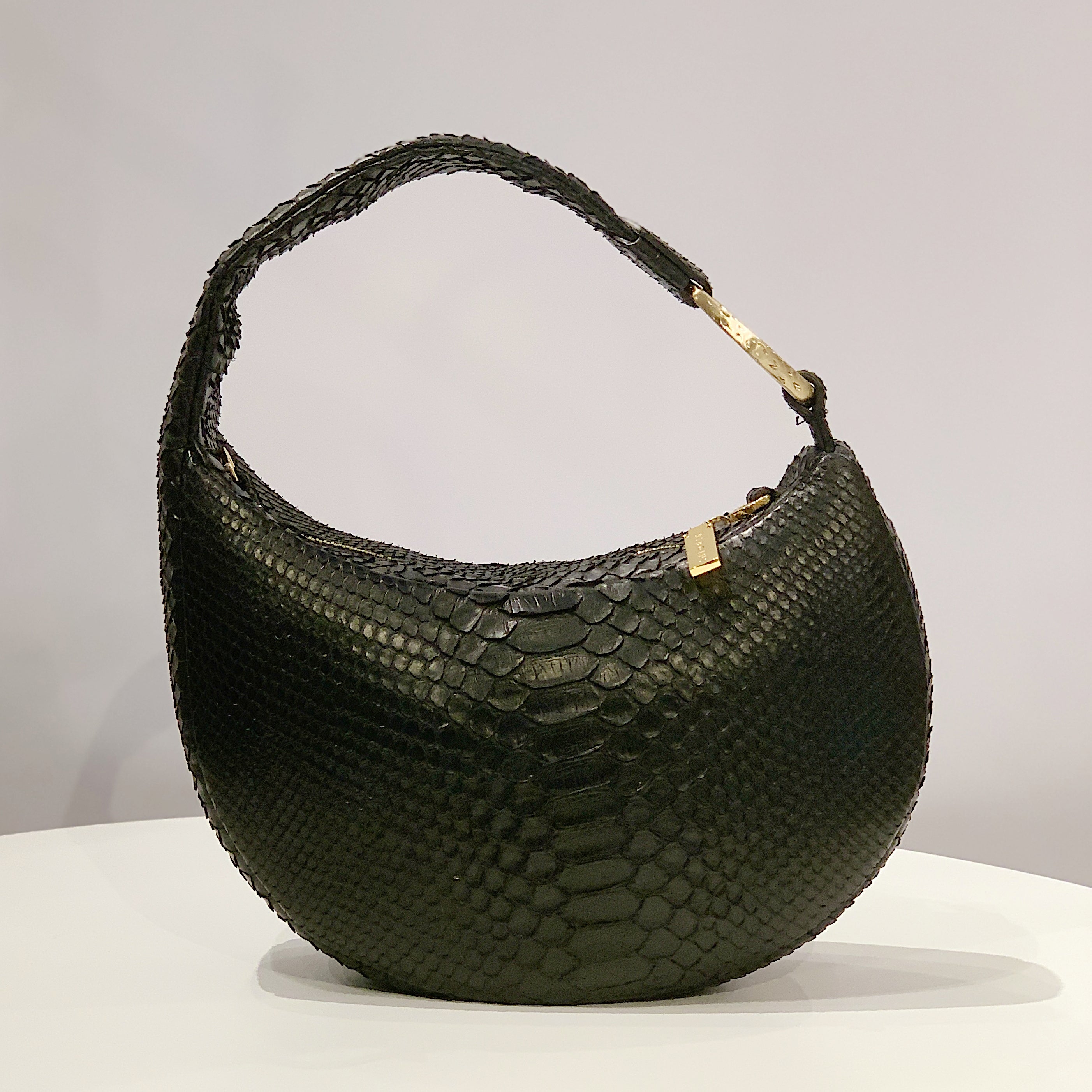 Biagini Balloon Mini Niche Handbag in Python