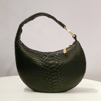 Biagini Balloon Mini Niche Handbag in Python