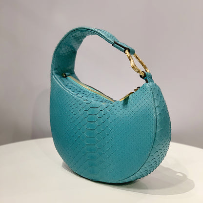 Biagini Balloon Mini Niche Handbag in Python