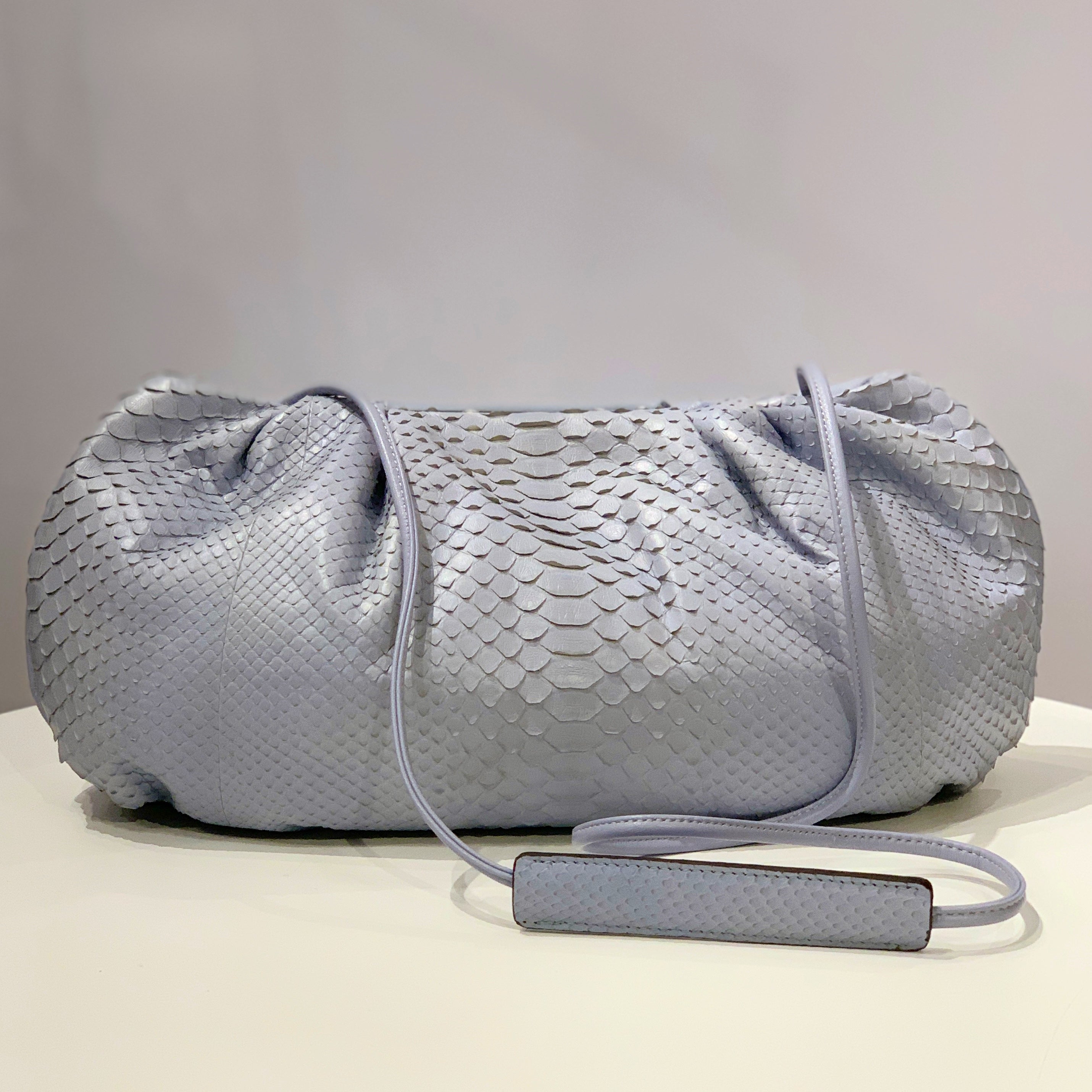 Biagini Pillow Niche Clutch Handbag in Python