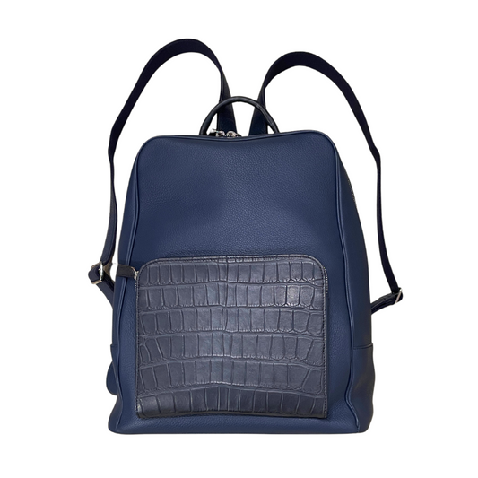 Biagini Tower Dubai Backpack in Crocodile and Leather