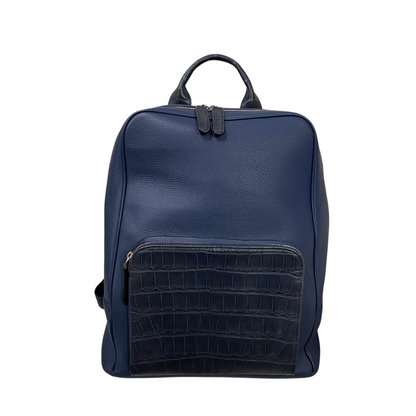 Biagini Tower Dubai Backpack in Crocodile and Leather