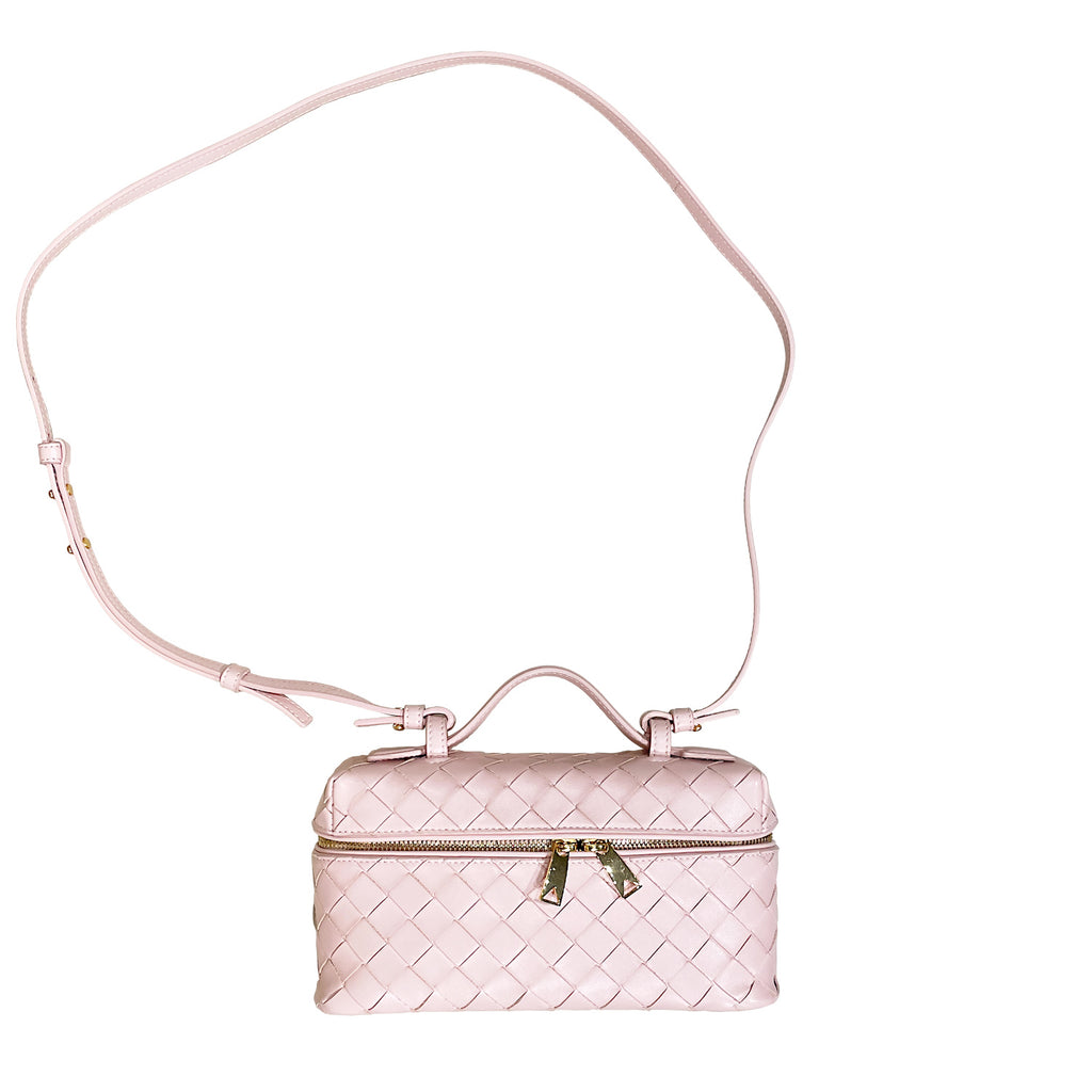 Bottega Veneta Bang Bang Intrecciato Leather Vanity Case with Detachable Strap