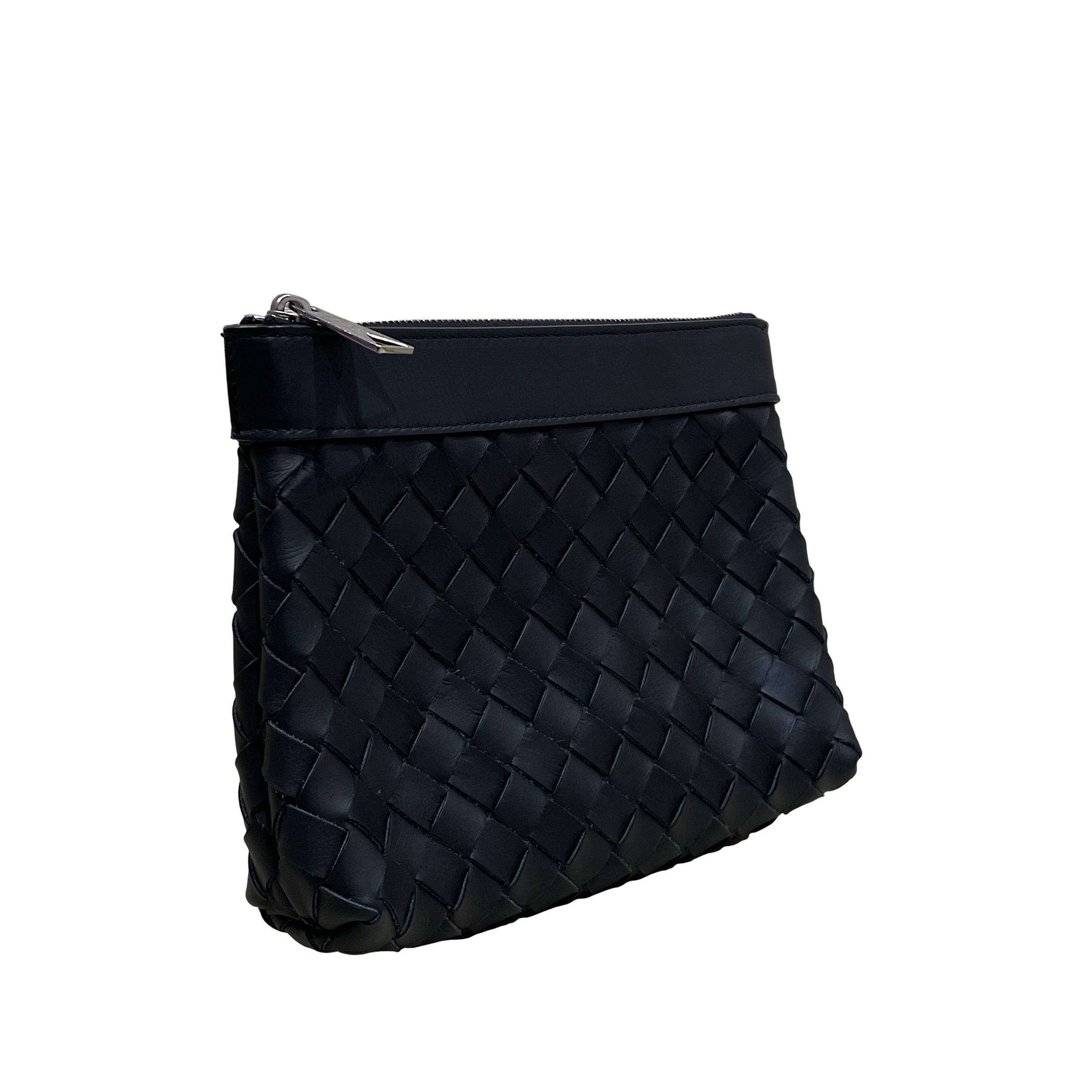 Bottega Veneta Intrecciato Leather Backpack with Detachable Pouch