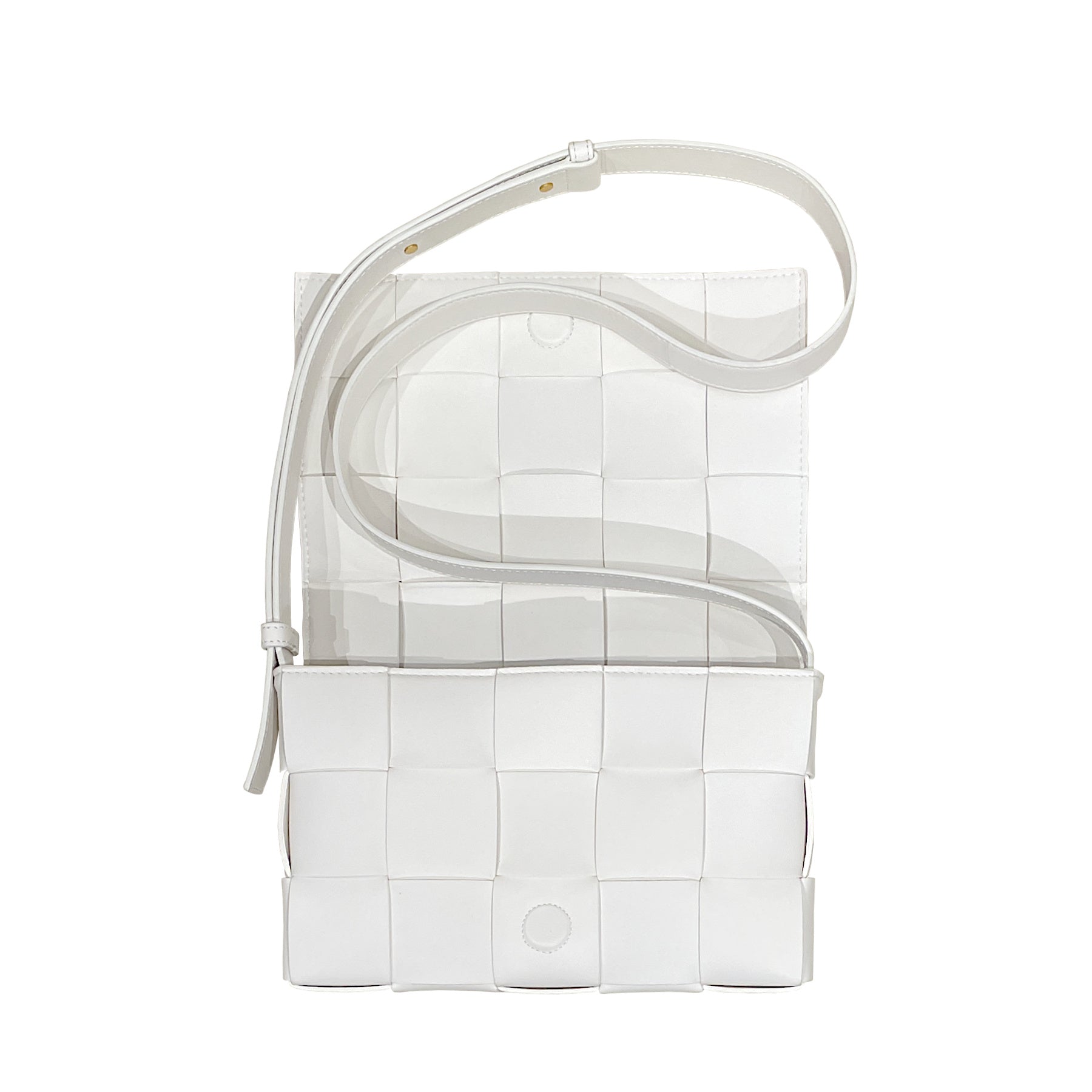 Bottega Veneta Cassette Intreccio Leather Cross-Body Bag
