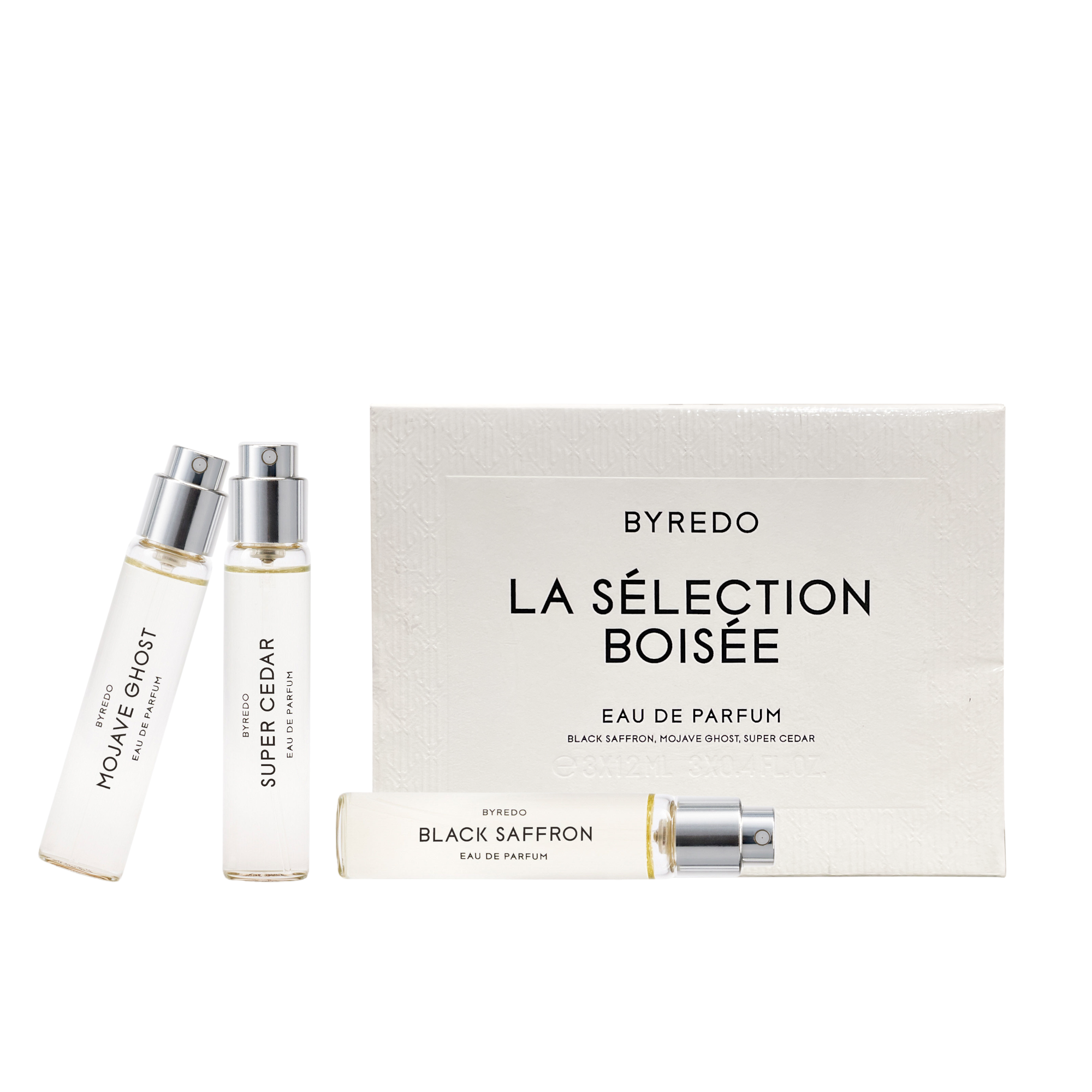 Byredo Woody Scents - La Sélection Boisée - Black Saffron / Mojave Ghost / Super Cedar