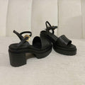 CULT GAIA STRAW SANDALS - Size 38