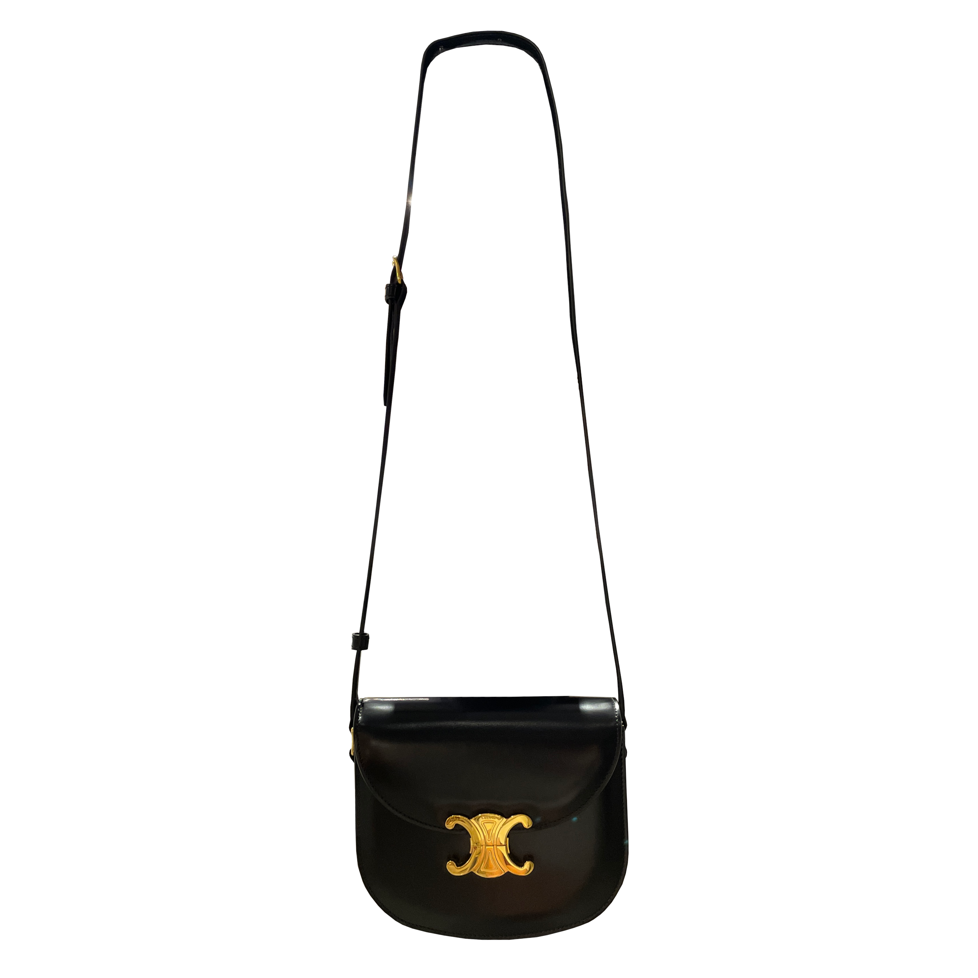 Celine Teen Besace Bag in Shiny Calfskin Leather