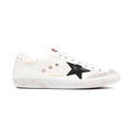 GGDB Super-Star Penstar White Net Sneakers with Black Nubuck Leather Star
