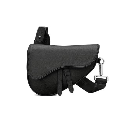 Nylon Saddle Bag Black