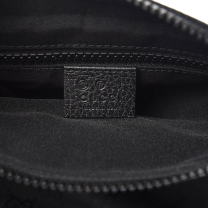 GG Monogram Nylon Small Messenger Bag in Black