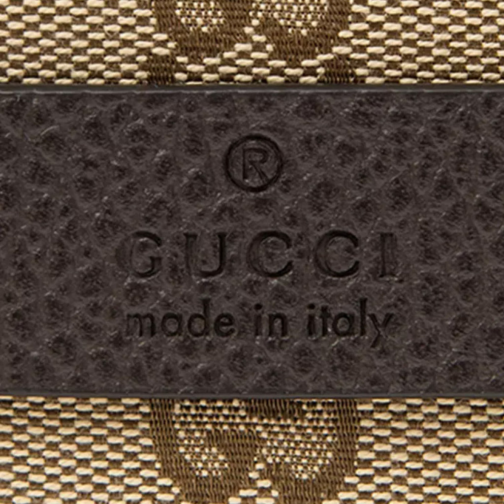 Beige GG Canvas Medium Crossbody Messenger Bag Silver Hardware