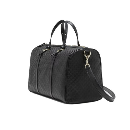 Boston Bag Microguccissima Black