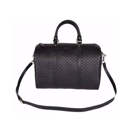 Boston Bag Microguccissima Black