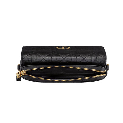 Caro Pouch with Chain Black