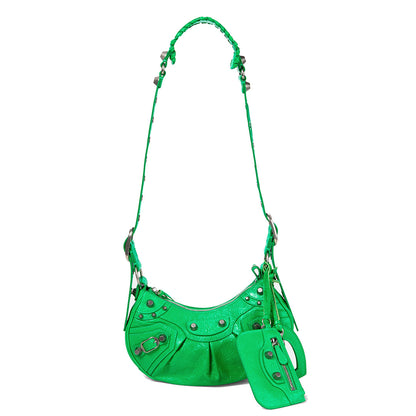 Le Cagole XS Shoulder Bag in Green