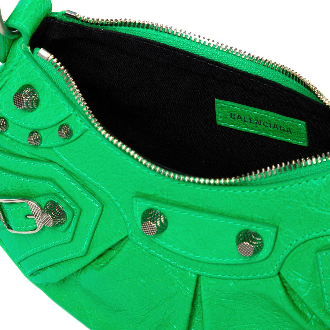 Le Cagole XS Shoulder Bag in Green