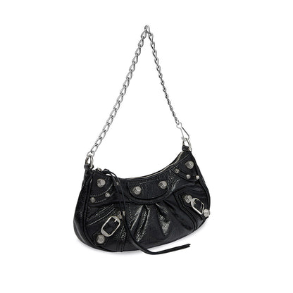 Le Cagole Mini Bag with Chain Black