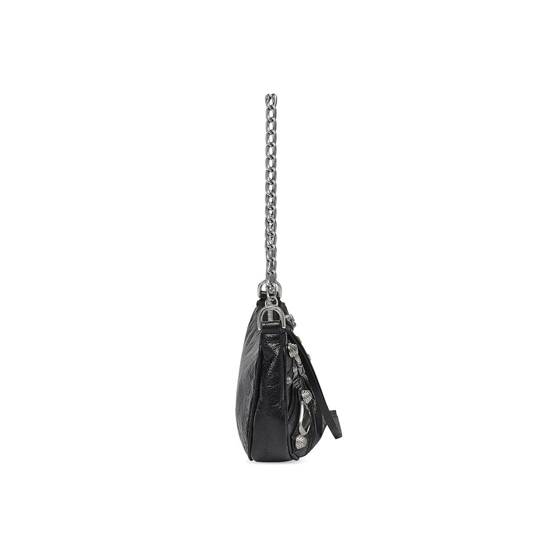 Le Cagole Mini Bag with Chain Black