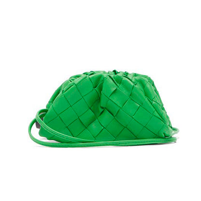 Intrecciato Coin Pouch in Green