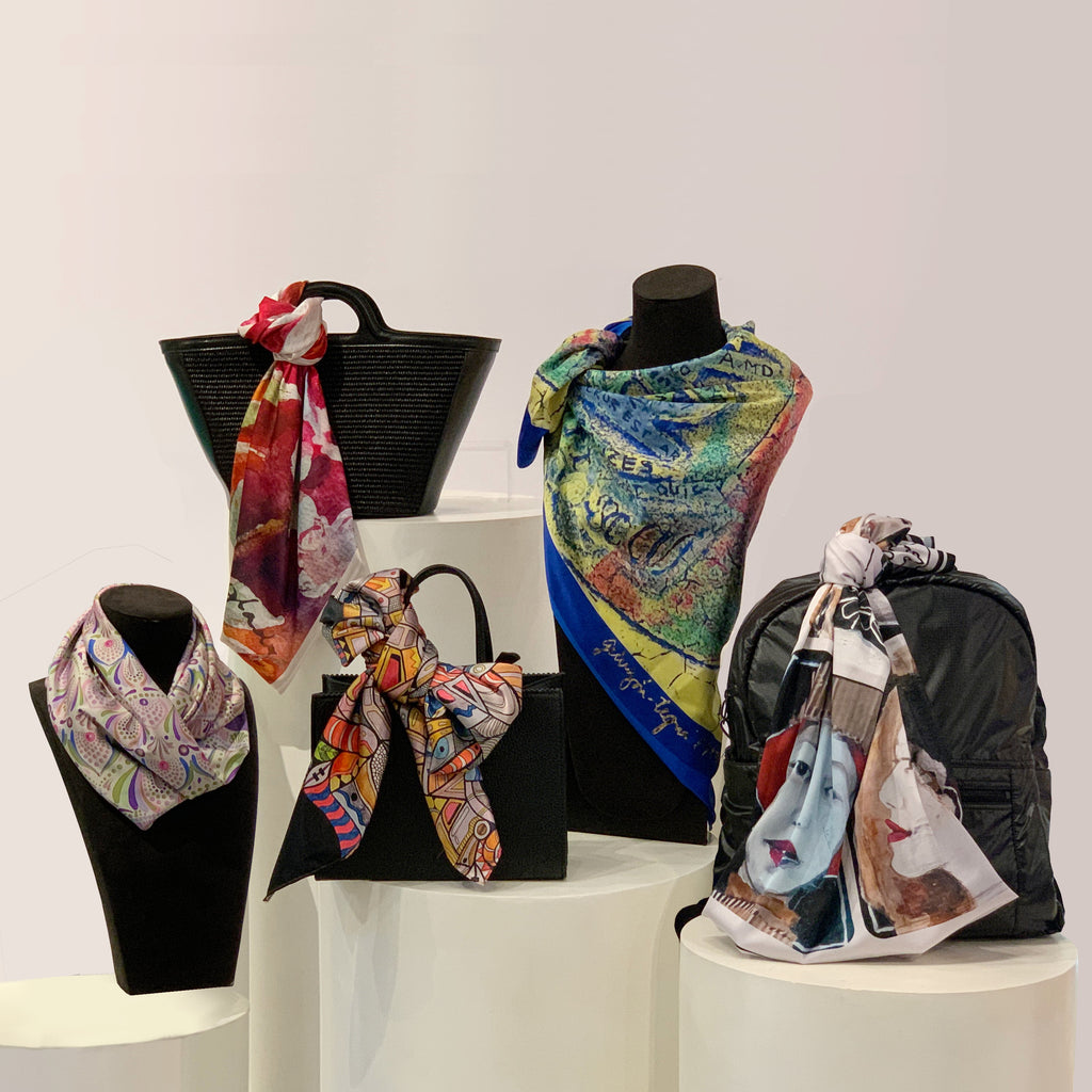 [CorsoComo88 x Art] Five States of Being - Limited Edition Scarves