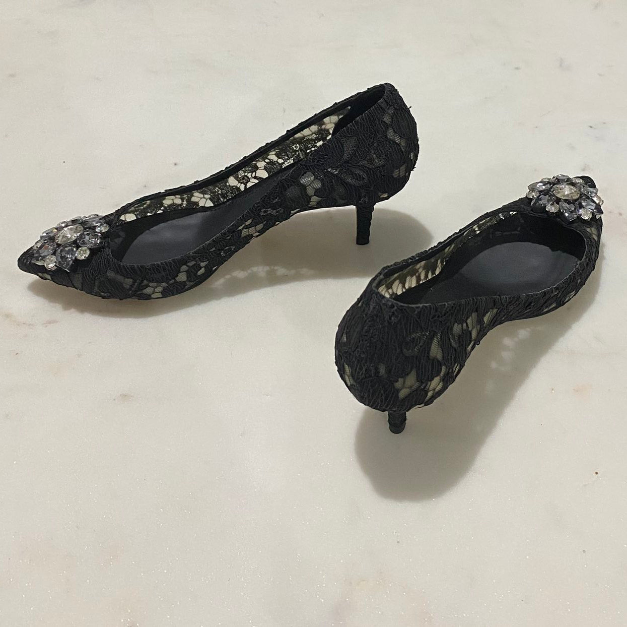 DOLCE & GABBANA BELLUCCI HEELS - Size 39