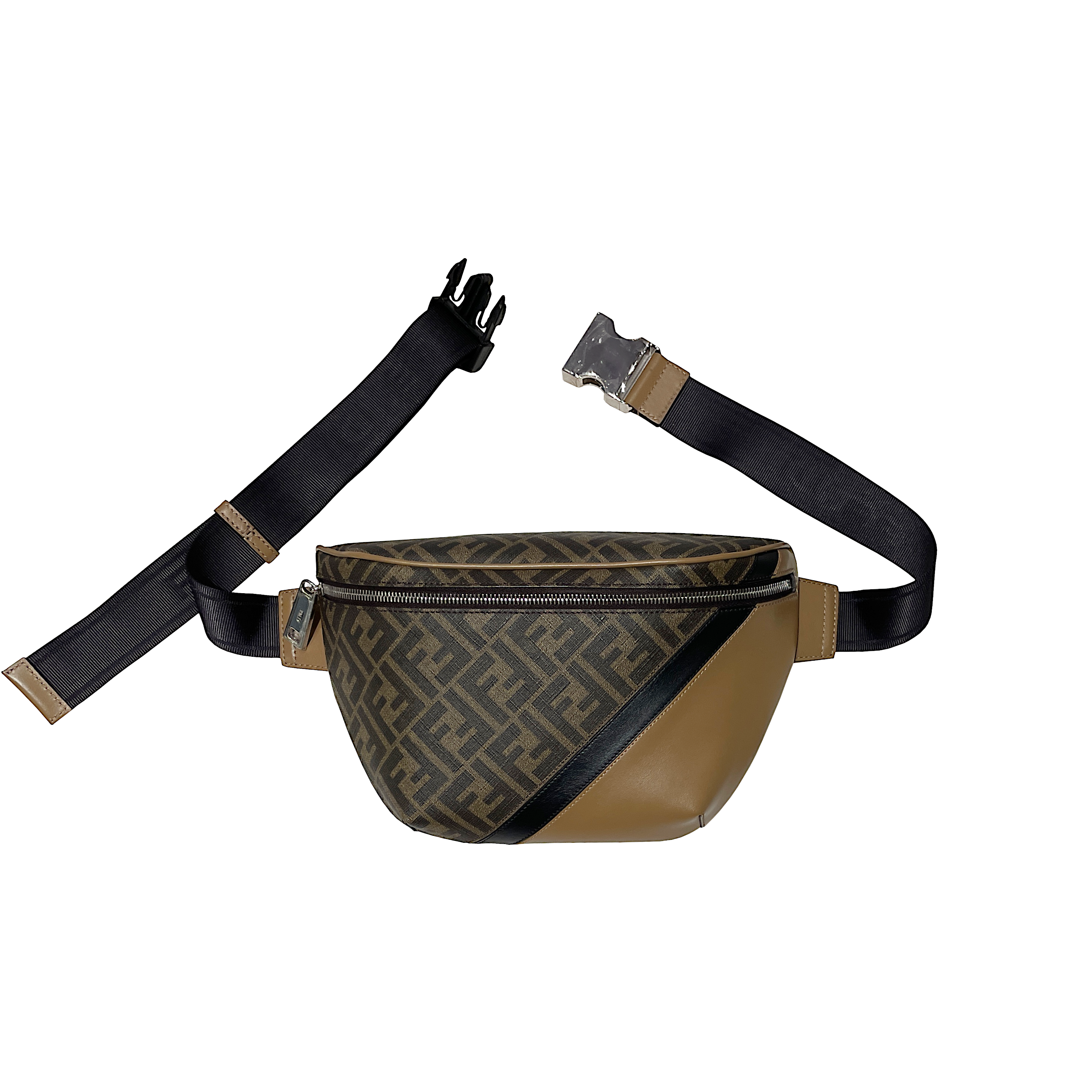 Fendi Marsupio Diagonal Belt Bag in FF Motif Leather