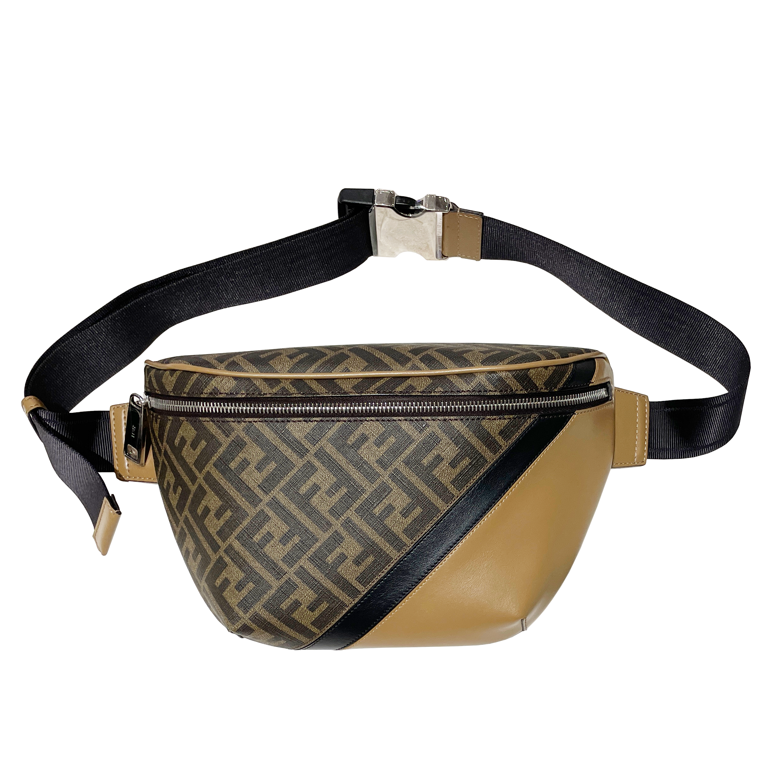 Fendi Marsupio Diagonal Belt Bag in FF Motif Leather